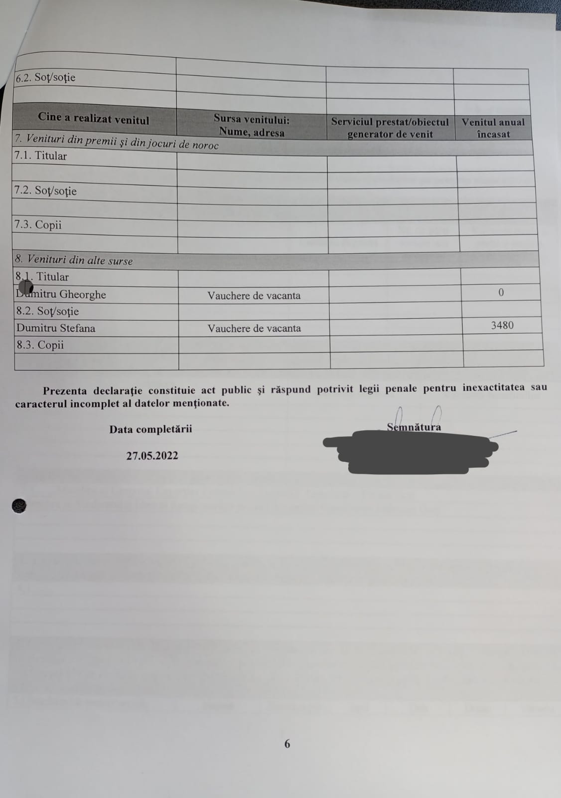 Decl. avere Dumitru 6